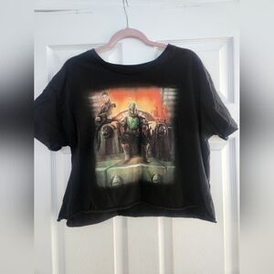Disney Star Wars 2-Sided Her Universe Book of Boba Fett Crop Top 2X